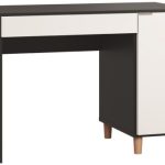 Γραφείο Simple 110-Μαύρο - Λευκό