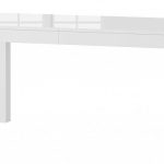 Τραπέζι Walnut επεκτεινόμενο-Λευκό Γυαλιστερό