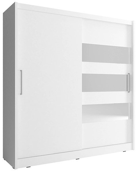 image_131534_5840180ee7144maja_iii_960x667_72dpi_packshot_2 Ντουλάπα Cosmo συρόμενη-200 x 62 x 214 εκ.-Λευκό - Image 1