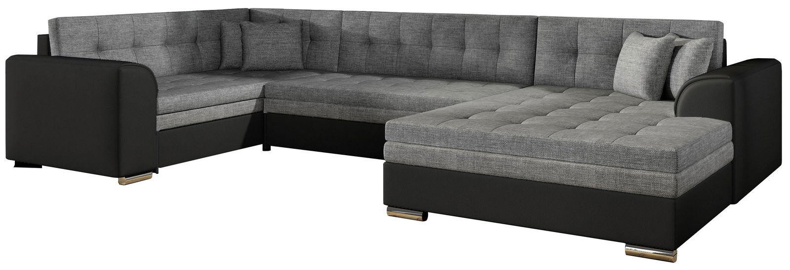 image_139633_dam_19_-_copy_-_copy Γωνιακός καναπές Darius-Δεξιά-Μαύρο - Γκρι - Image 1