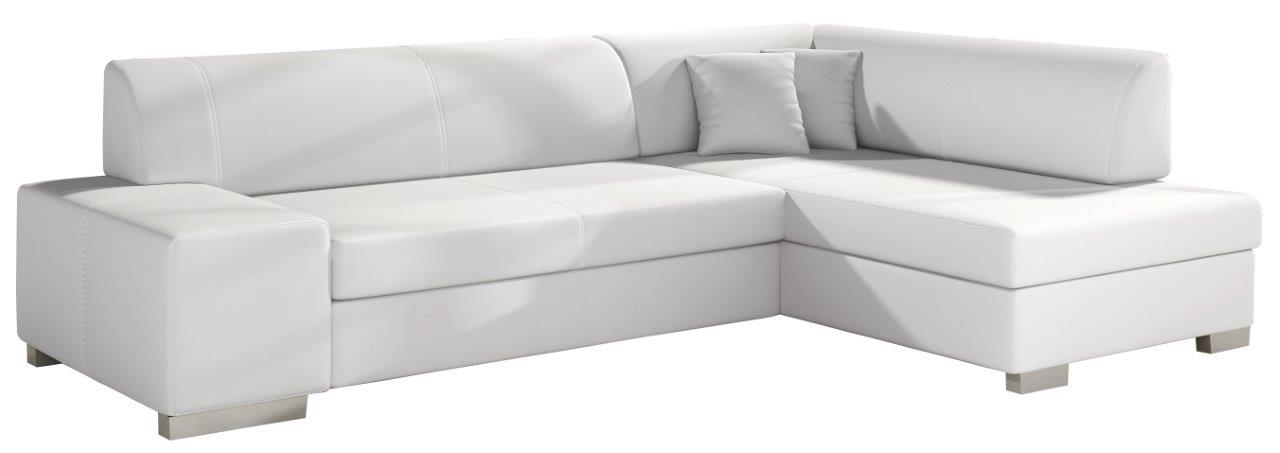 image_153212_f25 Γωνιακός καναπές Firminio-Λευκό-Δεξιά - Image 1