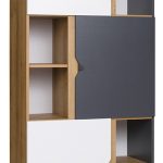 Βιβλιοθήκη Memone plus-Φυσικό - Γκρι