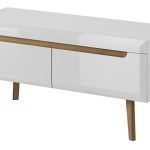 Έπιπλο τηλεόρασης Molto-Leuko-Μήκος: 107 εκ.