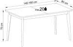 Τραπέζι Molto επεκτεινόμενο-Leuko - Image 3