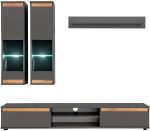 Σύνθετο σαλονιού Musa-Ανθρακί - Image 2