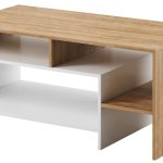 Τραπεζάκι σαλονιού Oak-Leuko Fusiko