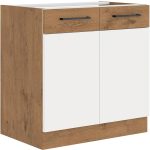 Επιδαπέδιο ντουλάπι νεροχύτη Virgo 80 ZL-Leuko