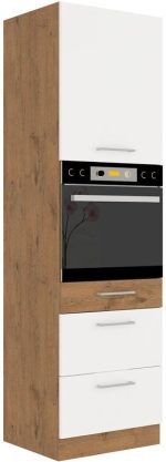 Επιδαπέδιο ντουλάπι ψηλό Virgo 60 DPS-Leuko - Image 2