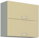 Επίτοιχο ντουλάπι Ingrid 80 διπλό-Krem - Image 2