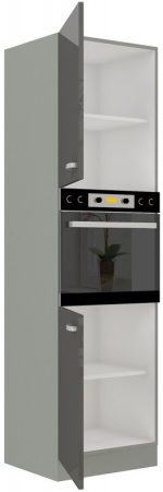 Επιδαπέδιο ντουλάπι ψηλό Ingrid 60 DP-Gkri - Image 2