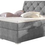 Επενδεδυμένο κρεβάτι Baltimore με στρώμα και ανώστρωμα-180 x 200-Gkri