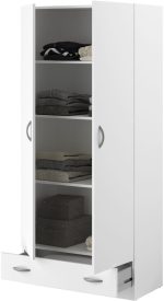 Ντουλάπα Colombo Δίφυλλη-Leuko - Image 3