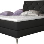 Επενδυμένο κρεβάτι Ethel με στρώμα και ανώστρωμα-160 x 200-Mauro