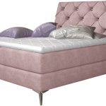 Επενδυμένο κρεβάτι Ethel με στρώμα και ανώστρωμα-180 x 200-Roz
