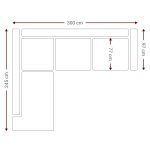 Γωνιακός καναπές Fredrik-Smoke-Αριστερή - Image 3