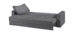 Καναπές Kleio Τριθέσιος-215φ 80β εκ.-Γκρι