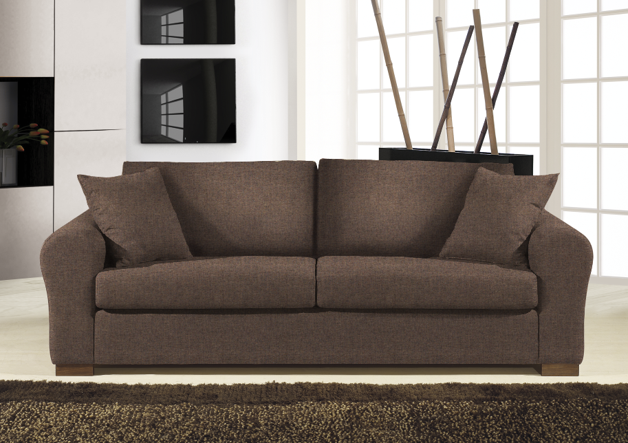 image_33015_orfaias4611_3 Καναπές Ορφέας Διθέσιος-145φ 90β εκ.-Σοκολατί - Image 1