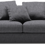Καναπές Pilo Τριθέσιος-225φ 90β εκ-Γκρι