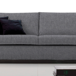 Καναπές Smart Τριθέσιος-185φ 90β εκ-Γκρι