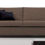 Καναπές Smart Τριθέσιος-205φ 90β εκ.-Σοκολατί