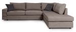 Γωνιακός καναπές Holmes-Mocca-Δεξιά