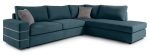 Γωνιακός καναπές Holmes-Petrol-Δεξιά - Image 4