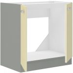 Επιδαπέδιο ντουλάπι Ingrid 80 D 2F-Krem