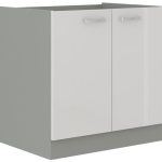 Επιδαπέδιο ντουλάπι Ingrid 80 D 2F-Leuko