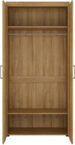 Ντουλάπα Cognac δίφυλλη - Image 2