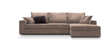 Γωνιακός καναπές Mission-Προσαρμόσιμη-250φ 165β εκ.-Μπεζ - Image 2