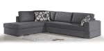 Γωνιακός καναπές Must-Δεξιά-275φ 210β-Γκρι