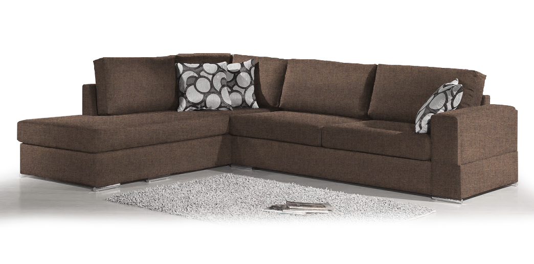 image_35328_must4611_-_ Γωνιακός καναπές Must-Δεξιά-295φ 230β εκ.-Σοκολατί - Image 1