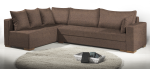 Γωνιακός καναπές Trendy-Αριστερή-285φ 185β εκ.-Σοκολατί