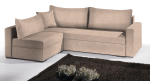 Γωνιακός καναπές Kleio-215φ 160β-Μπεζ - Image 2