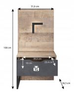 Σετ 2 κομοδίνα Glasgow - Image 3