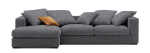 Γωνιακός καναπές Pilo-Προσαρμόσιμη-245φ 165β εκ.-Γκρι (Star4617)