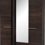 Ντουλάπα Morty τρίφυλλη με καθρέπτη-Begge