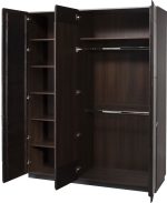 Ντουλάπα Morty τρίφυλλη με καθρέπτη-Begge - Image 2