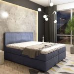 Επενδυμένο κρεβάτι Corneza με στρώμα-140 x 200