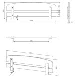 Κάγκελο κρεβατιού Nadine - Image 3