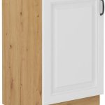 Επιδαπέδιο ντουλάπι νεροχύτη Yvette 50 ZL-Λευκό