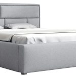 Επενδυμένο κρεβάτι Deco-140 x 200-Gkri Anoixto