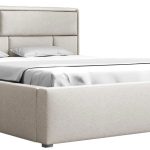 Επενδυμένο κρεβάτι Deco-160 x 200-Ekrou