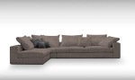 Γωνιακός καναπές Loft-Προσαρμόσιμη-295φ 165β εκ.-Staxti