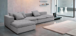 Γωνιακός καναπές Lory-300φ 155β εκ.-Γκρι Anoixto - Image 2