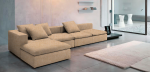 Γωνιακός καναπές Lory-280φ 135β εκ.-Sand