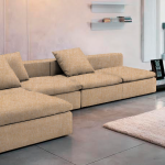 Γωνιακός καναπές Lory-300φ 155β εκ.-Sand
