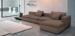 Γωνιακός καναπές Lory-300φ 155β εκ.-Σοκολατί - Image 2