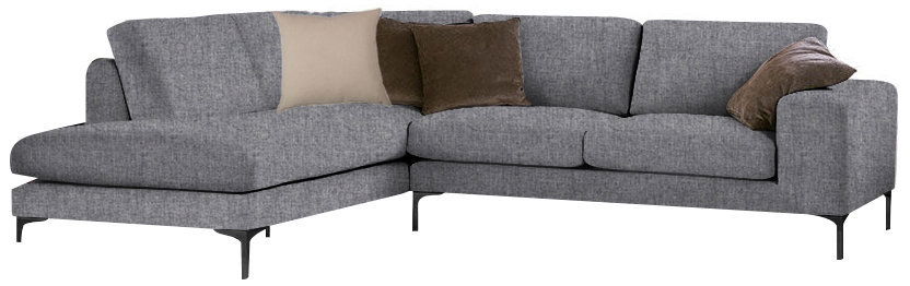 image_38444_senso-gkri-4617_1_1 Γωνιακός καναπές Senso-Δεξιά-250φ 180β εκ.-Γκρι - Image 1