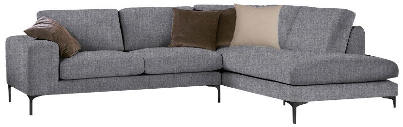 image_38445_senso-gkri-4617_1 Γωνιακός καναπές Senso-Αριστερή-270φ 200β εκ.-Γκρι - Image 1